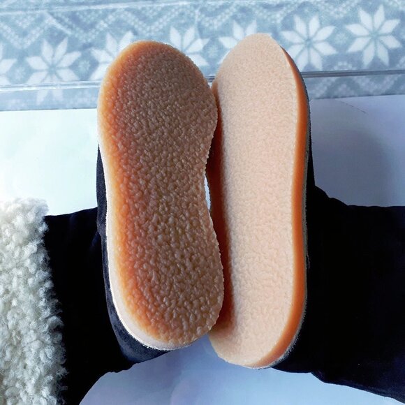 NWT Stuart Weitzman black suede shearling bootie - Picture 9 of 9